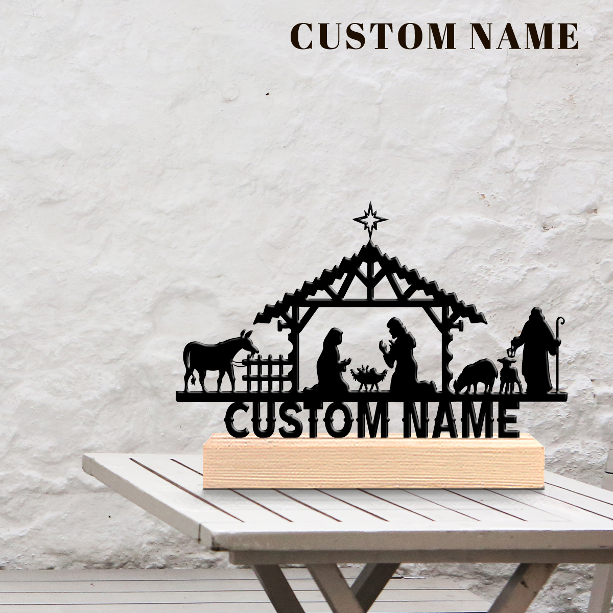 1Pc Csutom Name Jesus's Bitrth - Home Office Decor 리뷰 및 가격