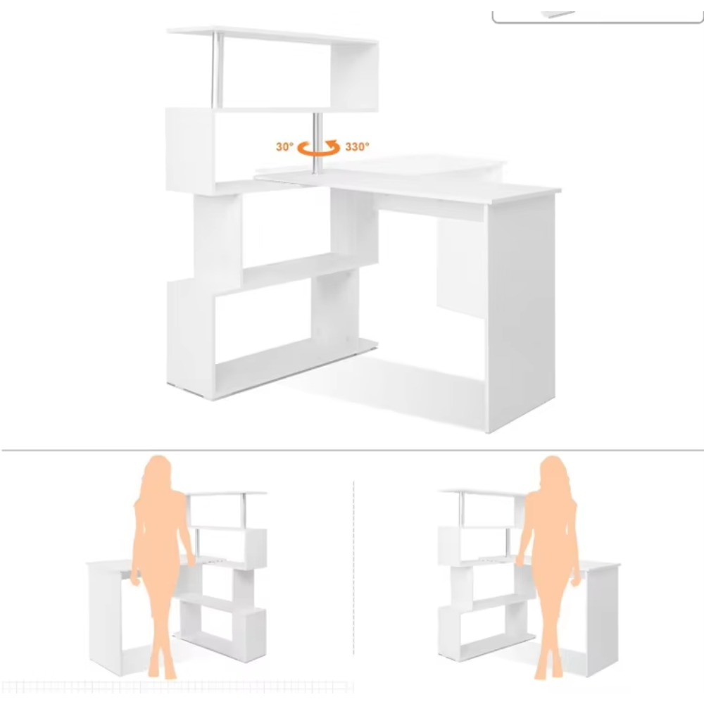 L-Shaped Computer Desk with Bo - Home Office L Shaped Desk 리뷰 및 가격