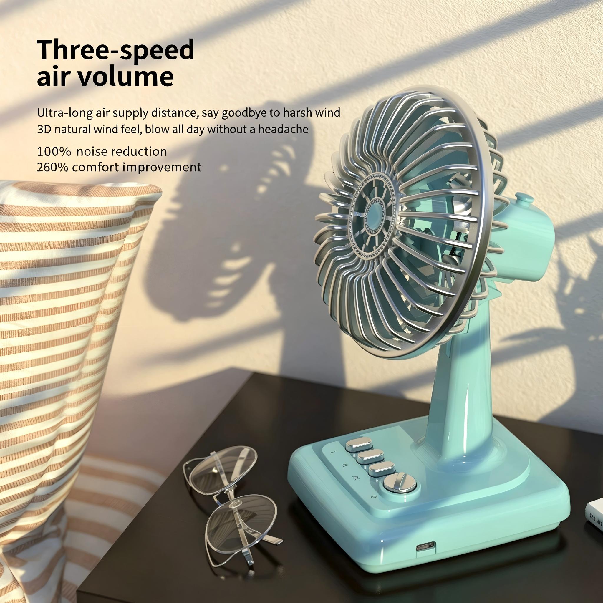 Retro Alloy Desktop Fan 3 Spee - Usb Desk Fan 리뷰 및 가격