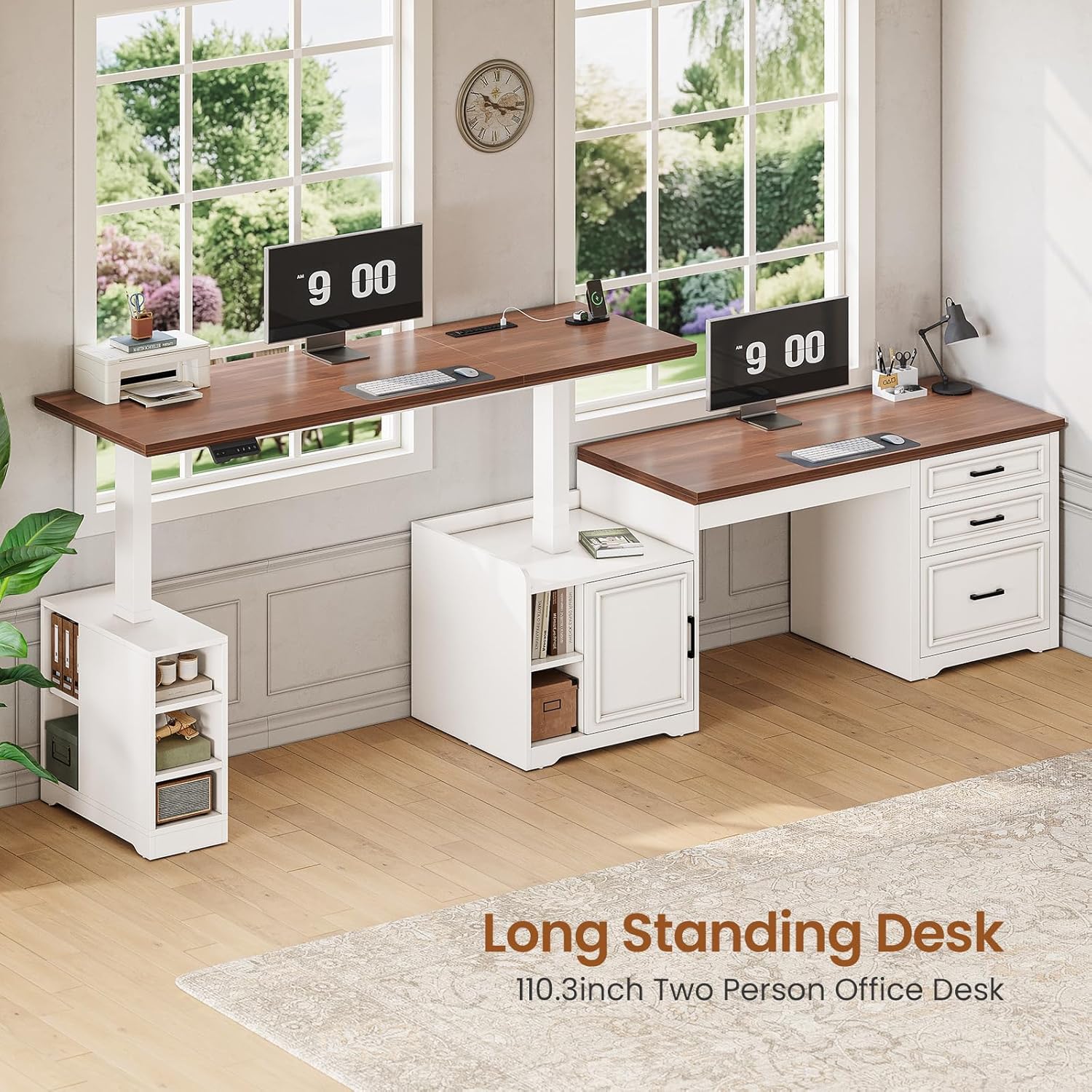 L-Shaped Electric Height Adjus - Home Office L Shaped Desk 리뷰 및 가격