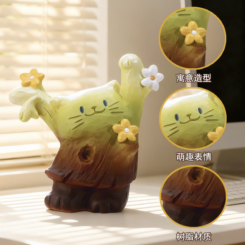 Mao Pai Cat Tree Shaped Blind  - Home Office Jobs 리뷰 및 가격