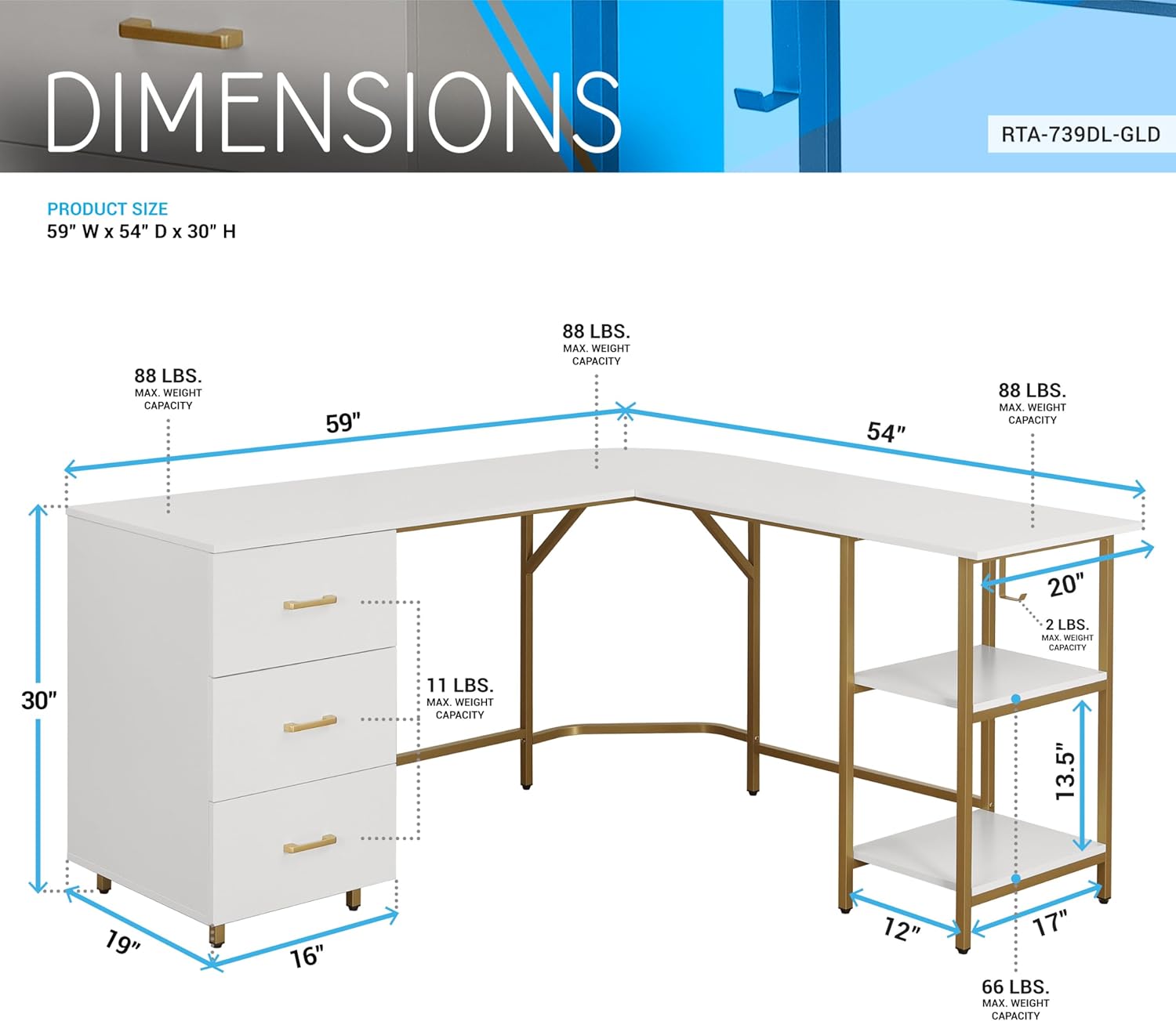 L Shaped Desk - Two-Toned Comp - Home Office L Shaped Desk 리뷰 및 가격