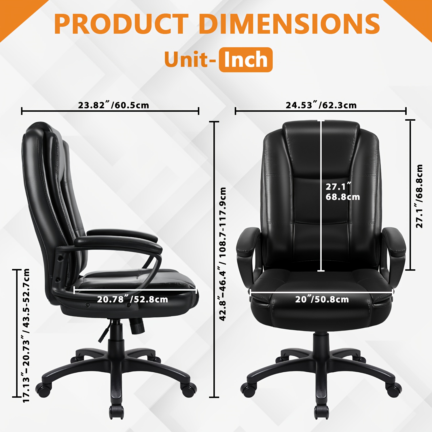 Home Office Desk Chair, 400LBS - Home Office Ergonomics 리뷰 및 가격