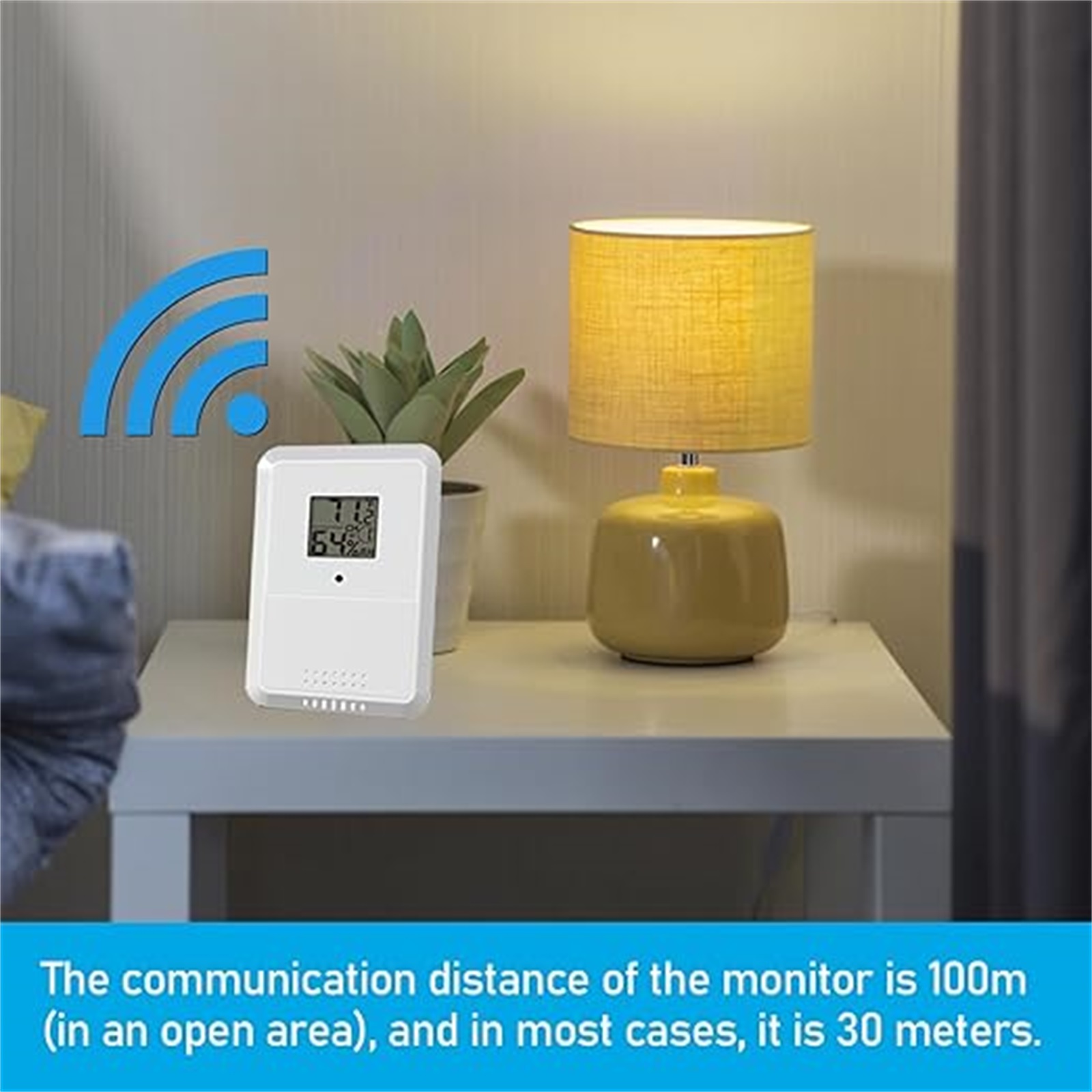 Wireless Thermometer Hygromete - Home Office Google 리뷰 및 가격