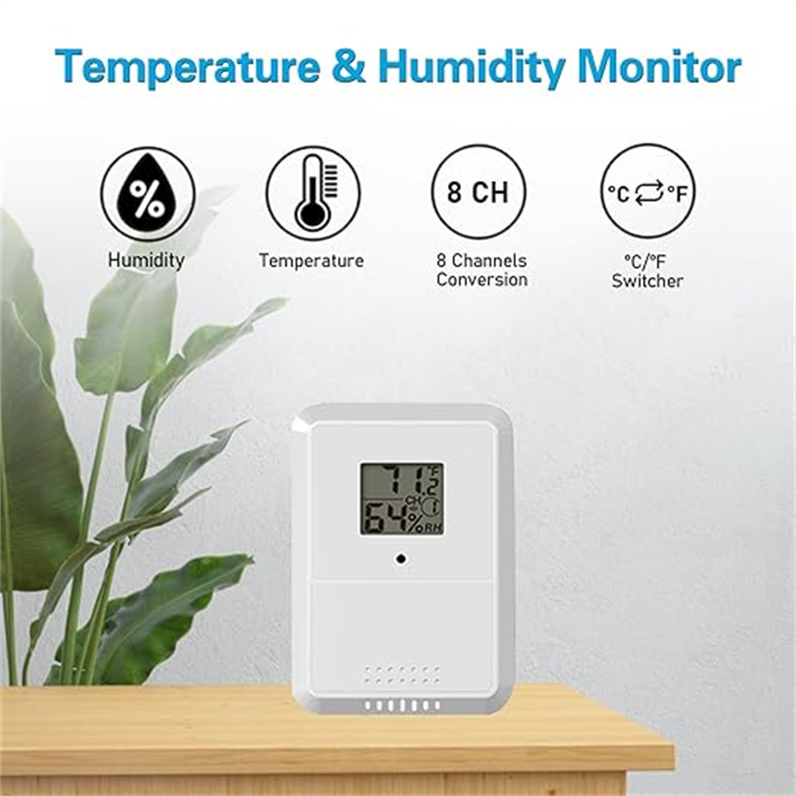 Wireless Thermometer Hygromete - Home Office Google 리뷰 및 가격