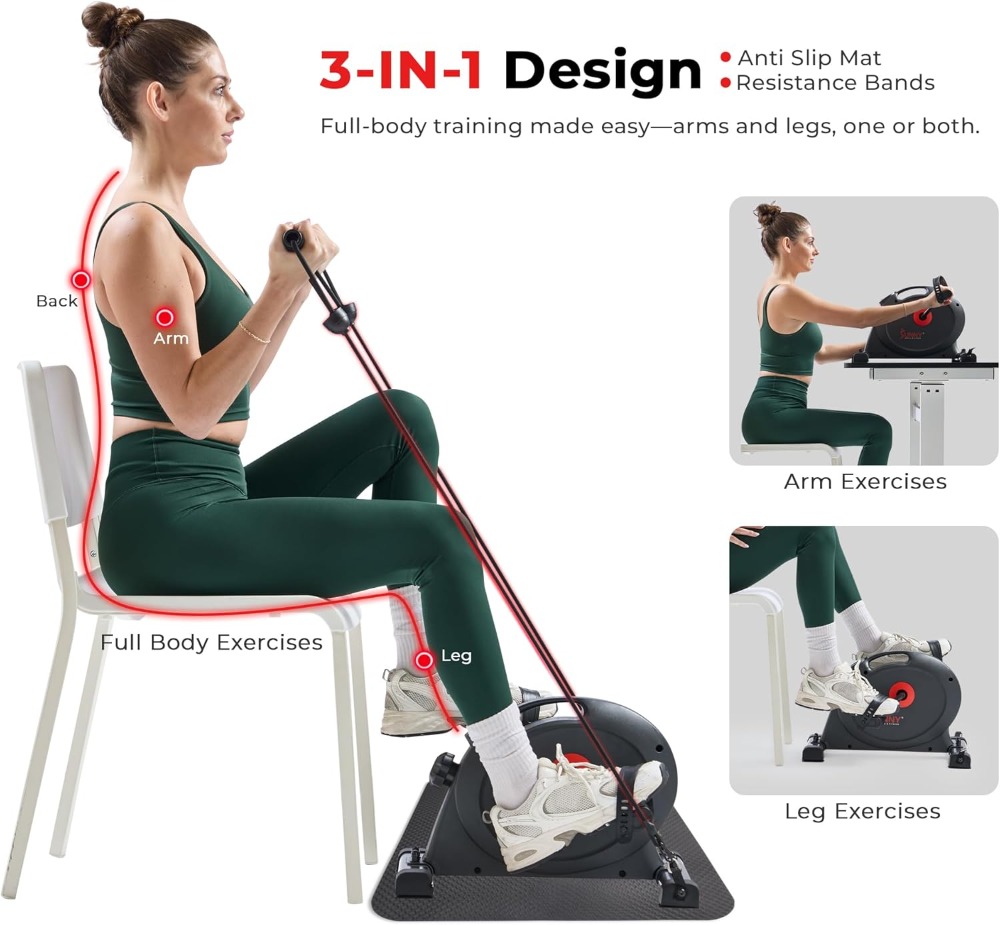 Under Desk Bike Pedal Exercise - Home Office Equipment 리뷰 및 가격
