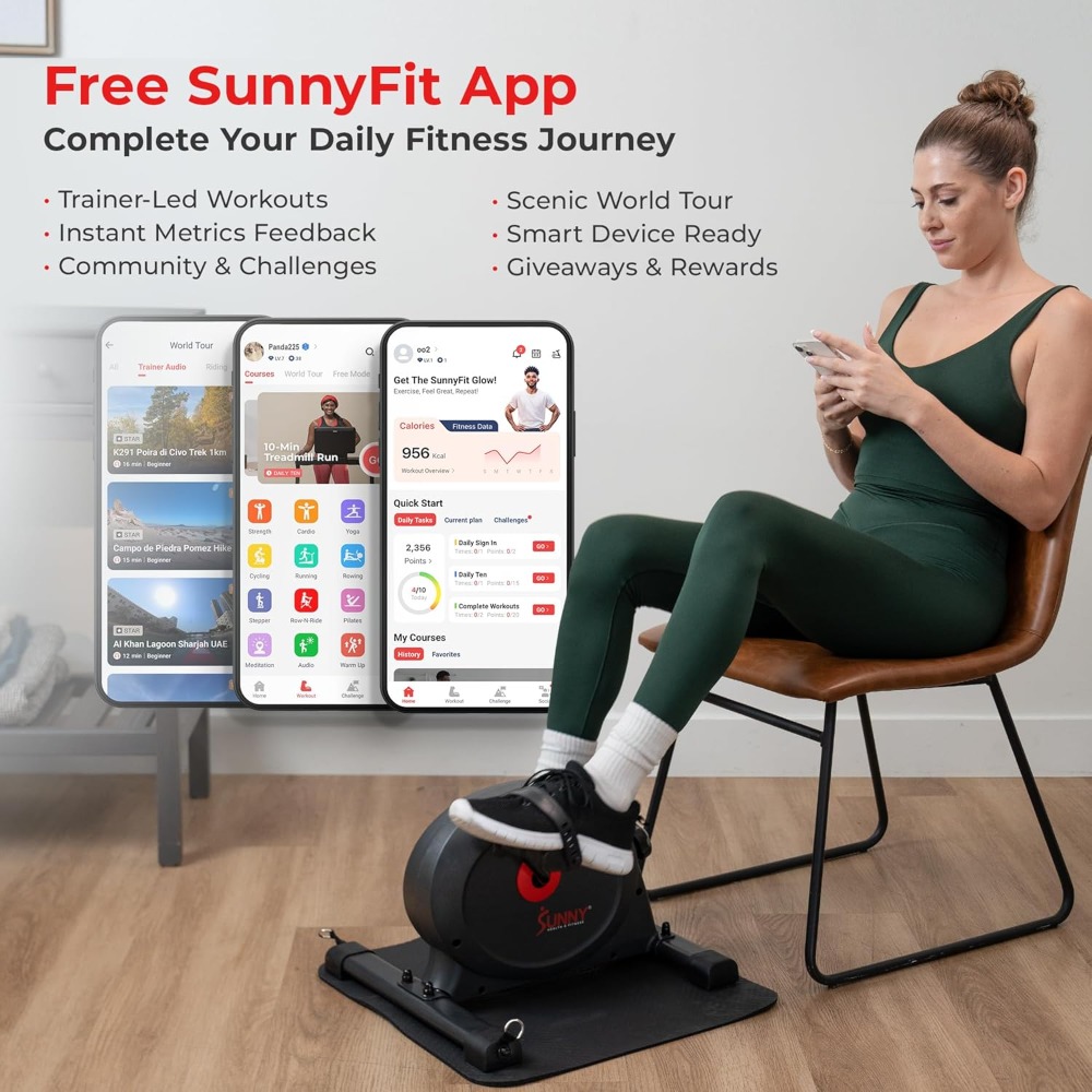Under Desk Bike Pedal Exercise - Home Office Equipment 리뷰 및 가격