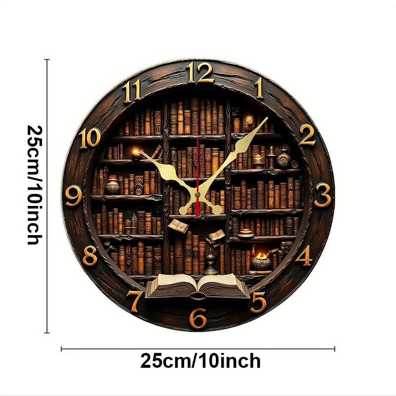Library Nook Style Wooden Roun - Home Office With Library 리뷰 및 가격
