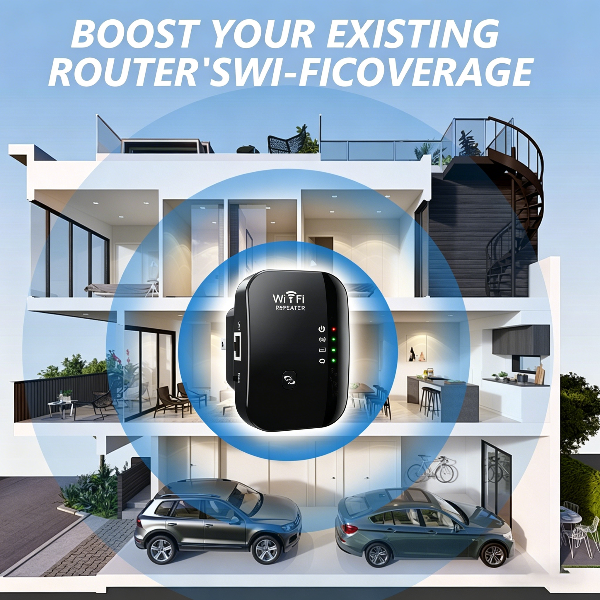 Wireless 300M 2.4GHz WiFi Rang - Home Office Equipment 리뷰 및 가격