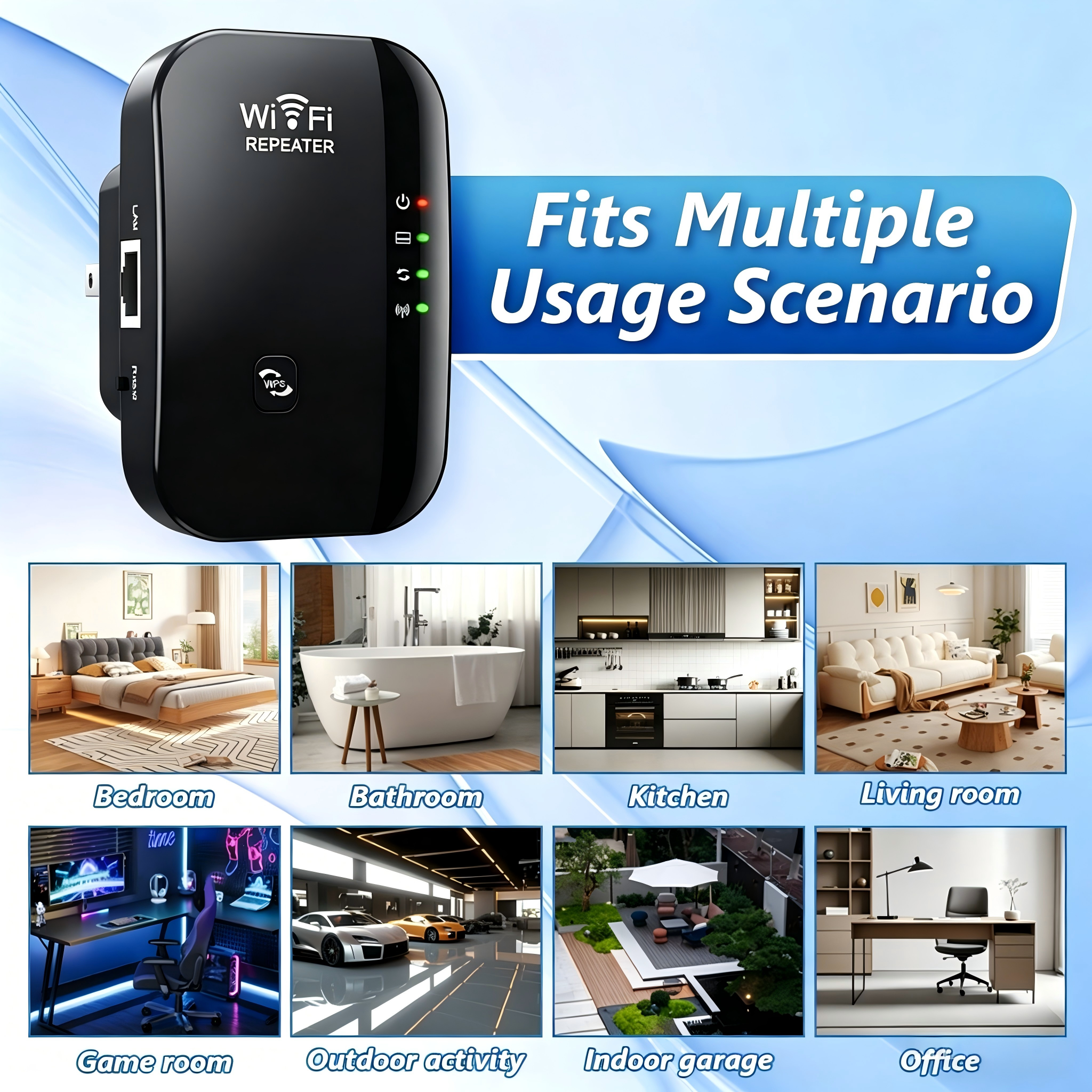 Wireless 300M 2.4GHz WiFi Rang - Home Office Equipment 리뷰 및 가격