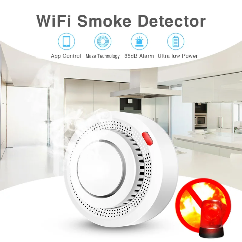 2 Pack Tuya Smart WiFi Smoke D - Home Office Google 리뷰 및 가격