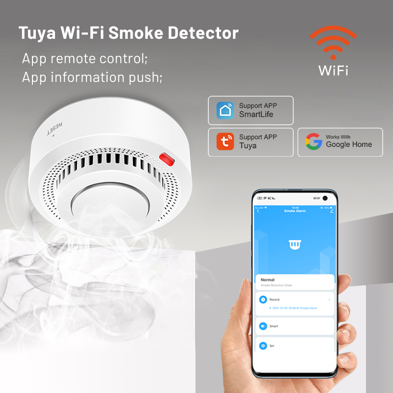 2 Pack Tuya Smart WiFi Smoke D - Home Office Google 리뷰 및 가격