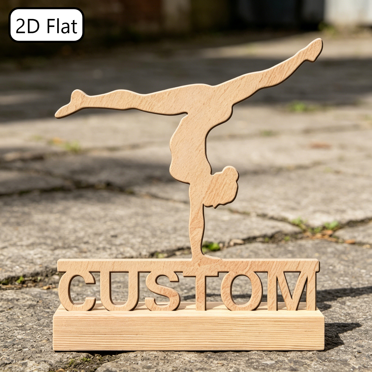 1pc Custom Gymnastic Girl Wood - Home Office Decor 리뷰 및 가격
