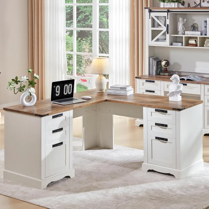 RedLemon 60 inch L Shaped Farm - Home Office L Shaped Desk 리뷰 및 가격