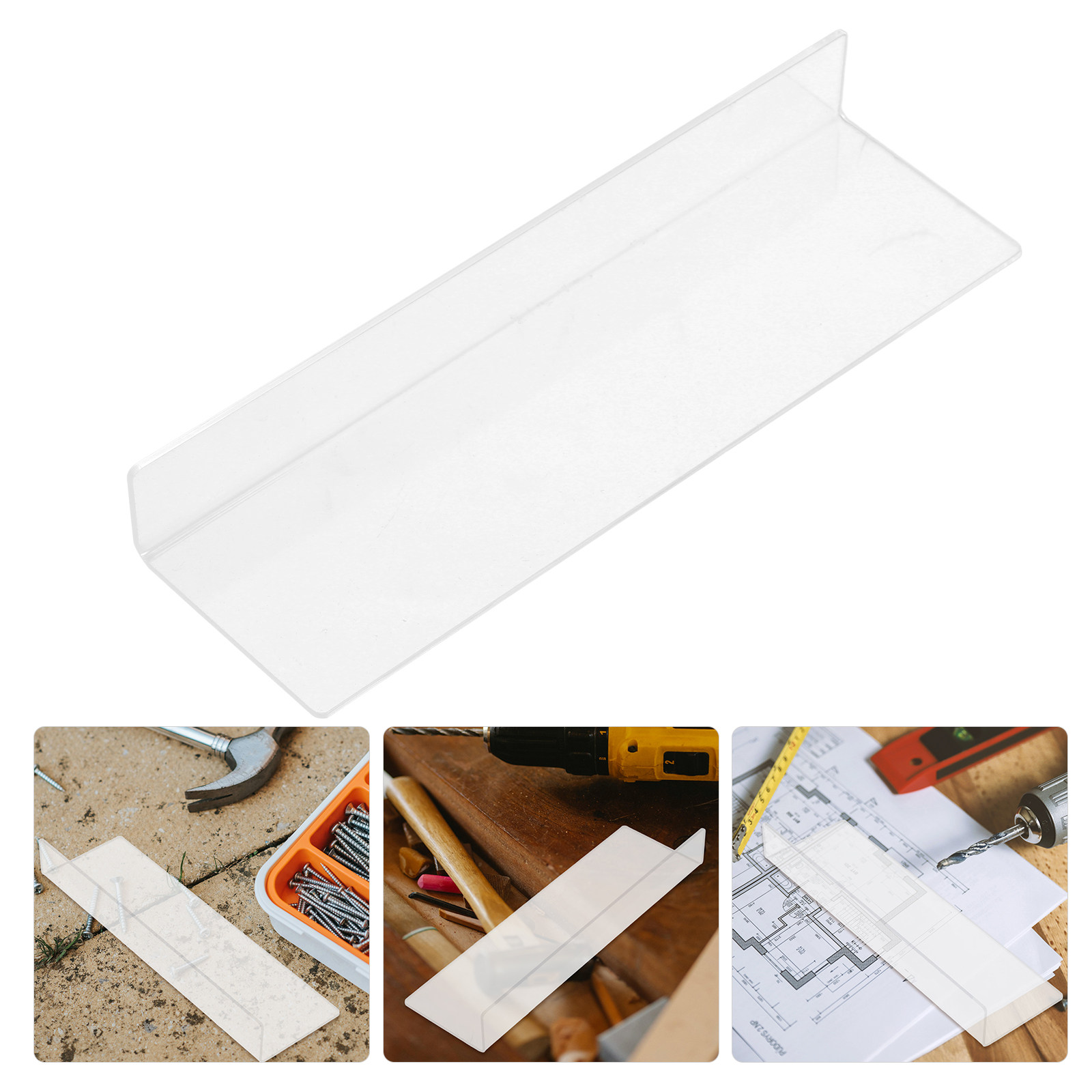 Acrylic Shelf Dividers Transpa - Home Office With Library 리뷰 및 가격
