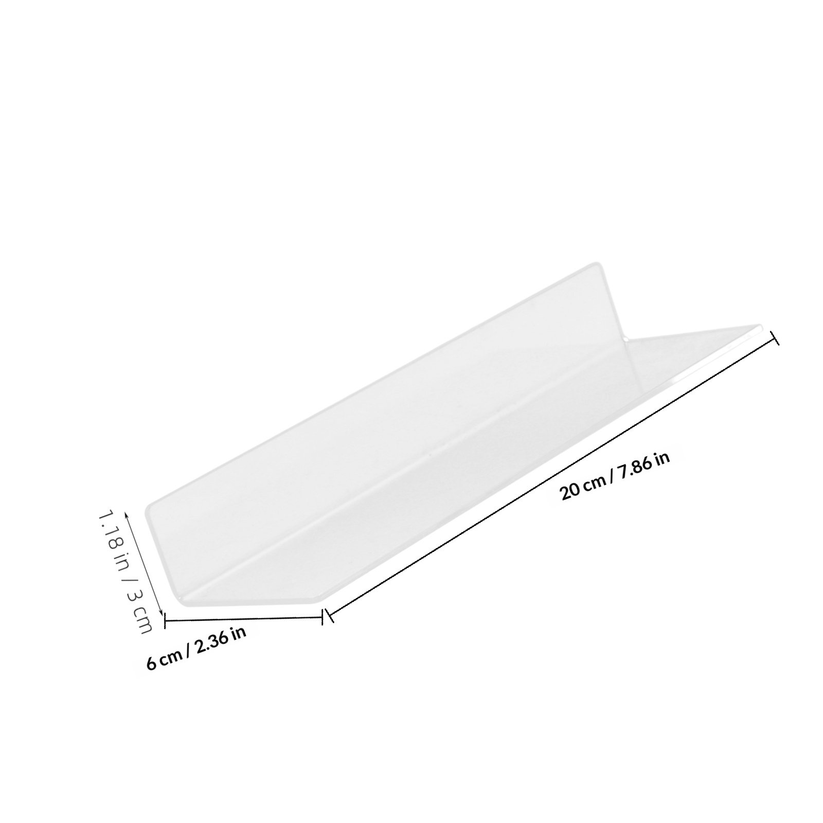 Acrylic Shelf Dividers Transpa - Home Office With Library 리뷰 및 가격
