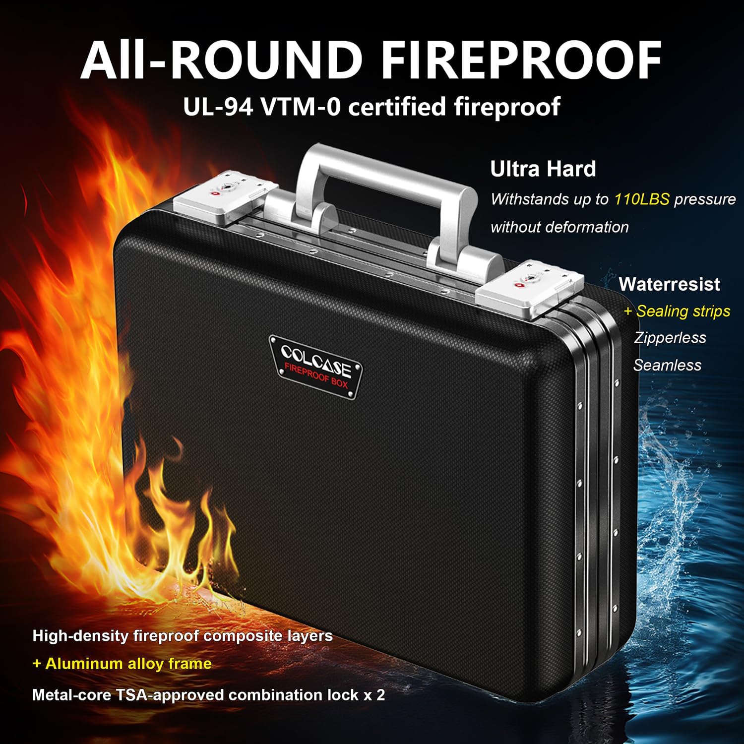 Fireproof Document Box Ultra H - Home Office Passport 리뷰 및 가격