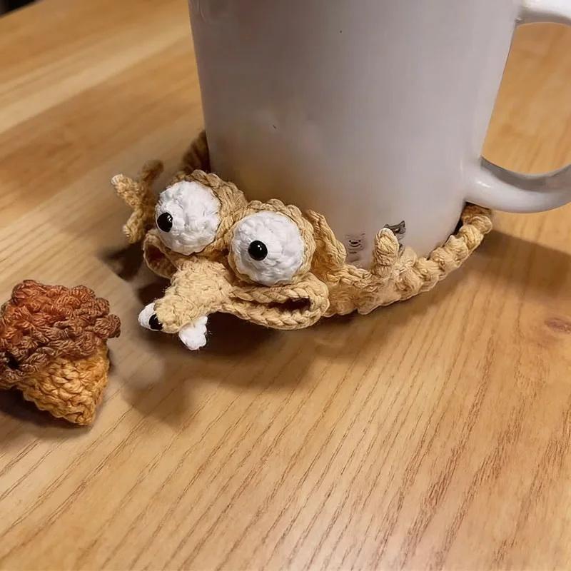 Handmade Crochet Squirrel Coas - Home Office Jobs 리뷰 및 가격