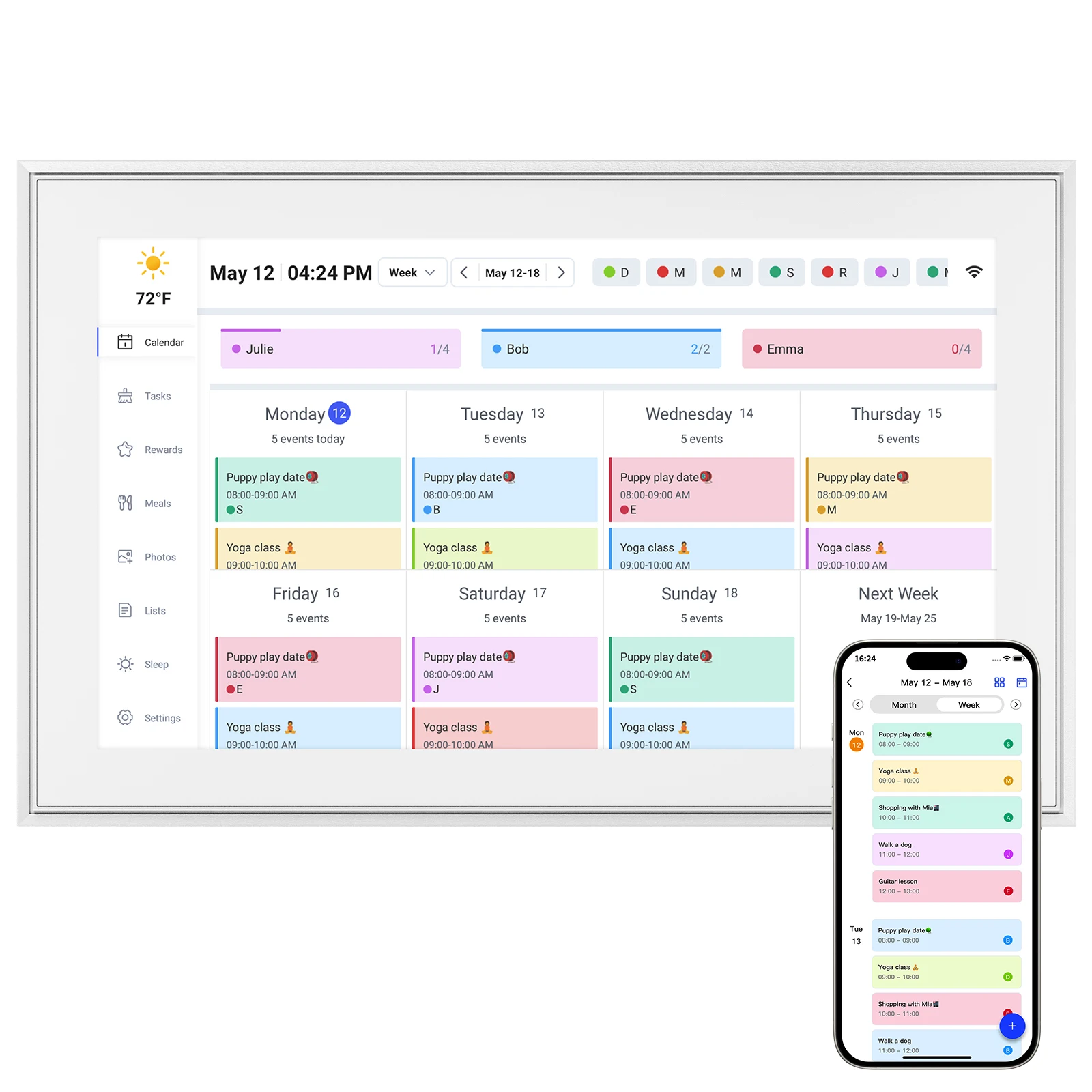 Home Smart Digital Calendar wi - Home Office Google 리뷰 및 가격