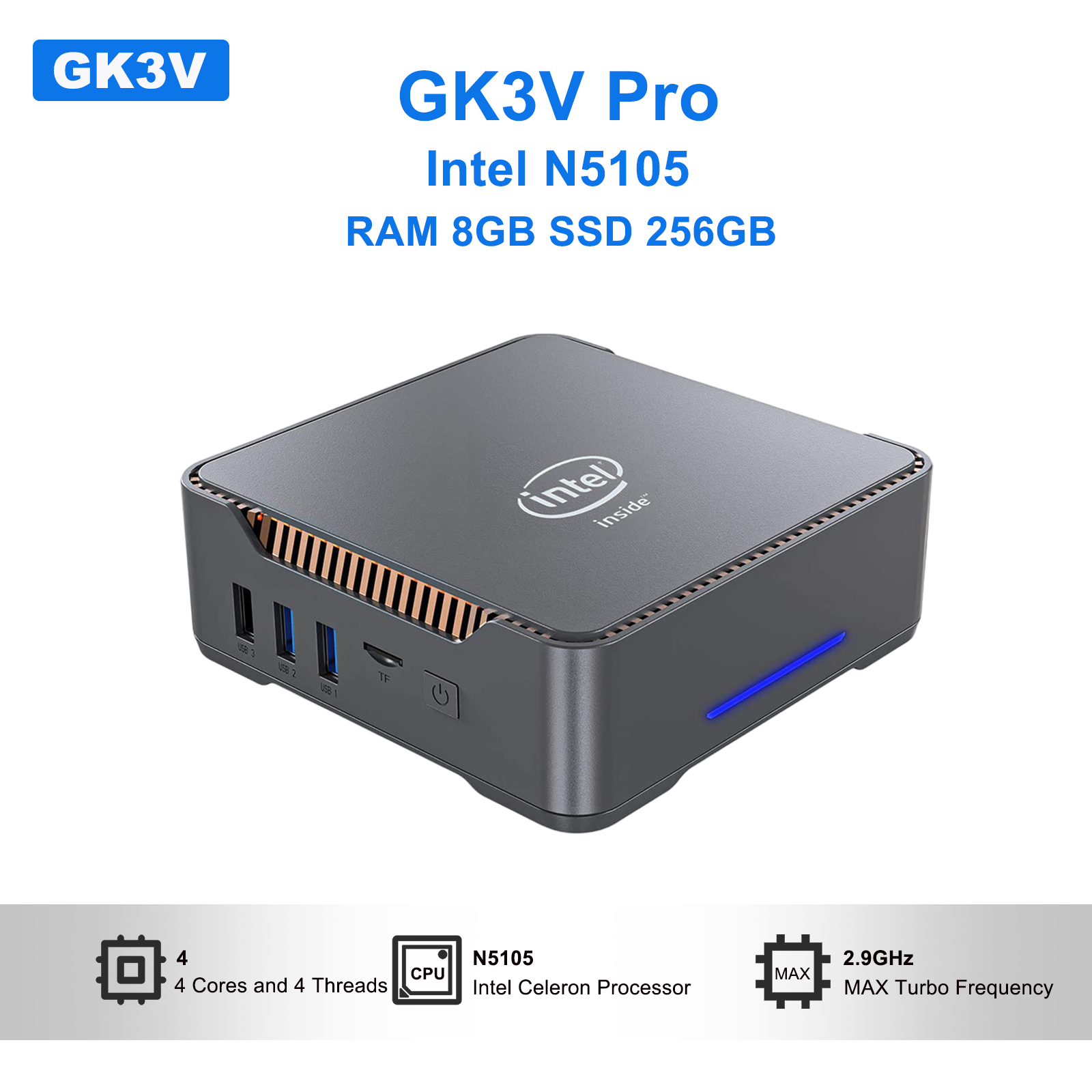 GK3V Pro mini pc Intel N5105 R - Home Office Jobs 리뷰 및 가격