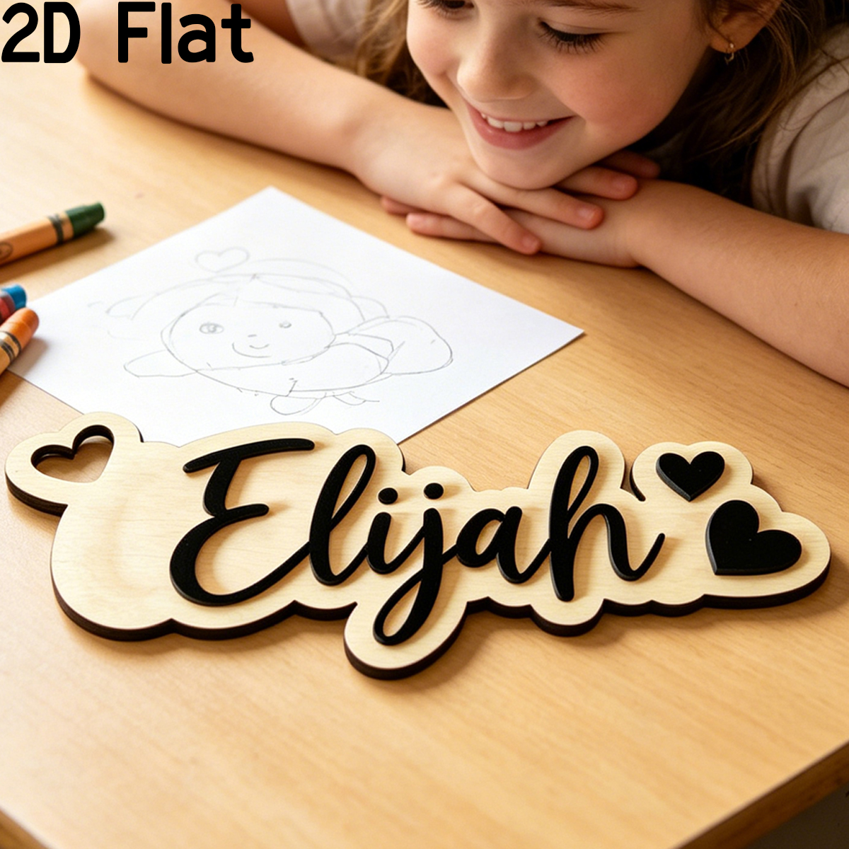 1Pc Custom Love Decor Wooden A - Home Office Decor 리뷰 및 가격